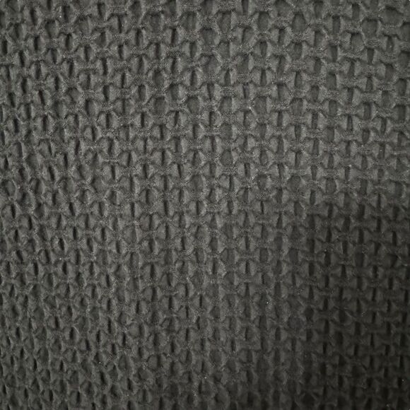 Eileen Fisher Organic Cotton Honeycomb Dress Knee Length Black Size Medium - Picture 7 of 7